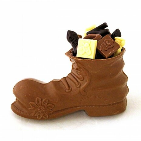 chocolade schoen met sinterklaas chocola
