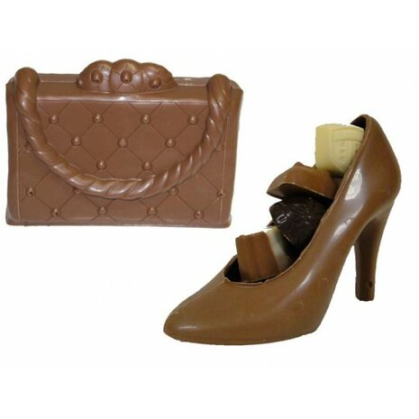 chocolade pump en handtas