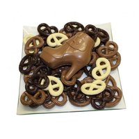 Chocolade damesschoen geschenk schaal