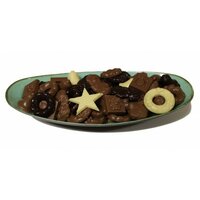 Kerst chocolade bootschaal