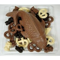 Chocolade koi karper schaal 500 gram