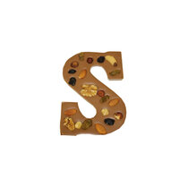 Chocoladeletter met studentenhaver