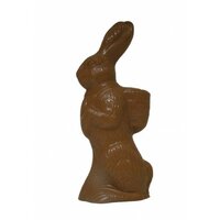 Chocolade haas groot 47 cm hoog melk, puur of wit